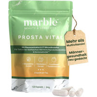 Produktbild von marble Prosta Vital Prostata Komplex Kräuter-Komplex Kapseln vegan für Männer 120 Stück