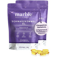 Produktbild von MARBLE Schwarzkümmelöl Kapseln vegan 360 Stück