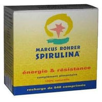 Produktbild von Marcus Rohrer Spirulina Tabletten zuckerfrei gluten- und laktosefrei 540 Stück