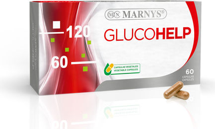 MARNYS Glucohelp Kapseln mit Chrom und Zimt vegan für Erwachsene 60 Stück – Bild 1 von 2
