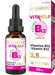 MARNYS Vitamin B12 Flüssig Vegan 30 ml Nahrungsergänzungsmittel für Erwachsene und Schwangere sowie Stillende – Bild 1 von 2