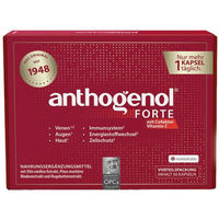 Produktbild von Masquelier's Anthogenol Forte OPC Kapseln vegan glutenfrei ohne Zusatzstoffe