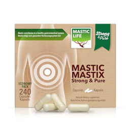 Masticlife Mastix Strong&Pure Economy Chios Mastix Kapseln vegan 240 Stück – Bild 1 von 2
