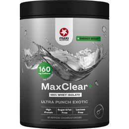MaxiNutrition MaxClear+ Whey Protein Isolat Ultra Punch Exotic, 300 g Pulver, zuckerfrei, fettfrei und laktosefrei – Bild 1 von 7