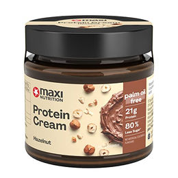 MaxiNutrition Protein Cream Haselnuss-Nougat 200g Schokoladenaufstrich mit 21% Protein und ohne Zusatzstoffe – Bild 1 von 4