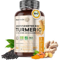Produktbild von maxmedix Bio Kurkuma Kapseln Vegan und Ohne Zusatzstoffe 365 Stück