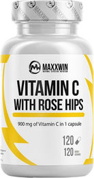 MAXXWIN Vitamin C 900 mg mit Hagebutte und Acerola Tabletten 90 Stück – Bild 1 von 1