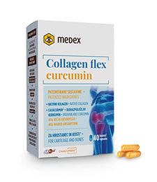 Medex Collagen Flex Curcumin Kapseln mit Typ II Kollagen und Huhn 40 Stück – Bild 1 von 2