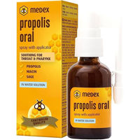 Produktbild von Medex Propolis Oral Mund- und Rachenspray ohne Alkohol und Zusatzstoffe 30 ml