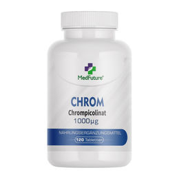 MedFuture Chrompicolinat Tabletten ohne Zusatzstoffe 120 Stück – Bild 1 von 2