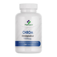 Produktbild von MedFuture Chrompicolinat Tabletten ohne Zusatzstoffe 120 Stück