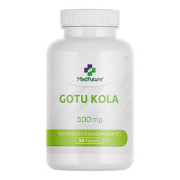 MedFuture Gotu Kola Kapseln mit standardisiertem Extrakt 500 mg 60 Stück – Bild 1 von 1
