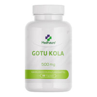 Produktbild von MedFuture Gotu Kola Kapseln mit standardisiertem Extrakt 500 mg 60 Stück