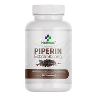 Produktbild von MedFuture Piperina Extra Strong Schwarzer Pfeffer Tabletten 60 Stück