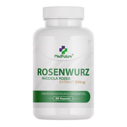 MedFuture Rhodiola Rosea Kapseln mit 500 mg Rosenwurz Extrakt 60 Stück – Bild 1 von 2