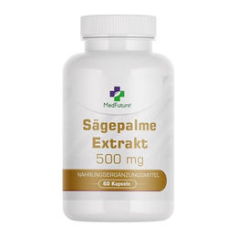 MedFuture Sägepalmenextrakt 500 mg Kapseln 60 Stück ohne Zusatzstoffe – Bild 1 von 4