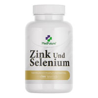 Produktbild von MedFuture Zink Bisglycinat 15 mg und organisches Selen 200 µg Tabletten 120 Stück