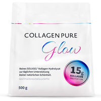 Produktbild von Mediakos GmbH Collagen Pure Glow 100% reines Kollagen Pulver Typ I und III aus Rind 500 g zuckerfrei ohne Zusatzstoffe