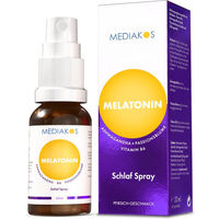 Produktbild von Mediakos Melatonin Ashwagandha Schlaf Spray Vegan 20 ml