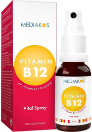 Mediakos Vital Spray B-Komplex mit Vitamin B12, B6 und Folsäure für Schwangere und Stillende – Bild 1 von 3