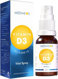 Mediakos Vital Spray Vitamin D3 4000 I.E. – Bild 1 von 3