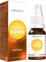 Mediakos Vitamin D3 + K2 Spray mit 1000 IE und 20 µg für Kinder – Bild 1 von 3