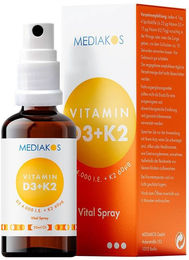MEDIAKOS Vitamin D3 + K2 Vital Spray für Kinder mit 4000 IE pro Portion – Bild 1 von 2
