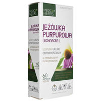 Produktbild von Medica Herbs Echinacea Purpurowa 420 mg Kapseln 60 Stück ohne Zusatzstoffe
