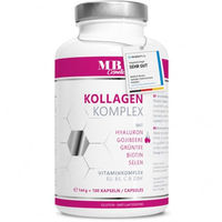 Produktbild von Medical Beauty Cosmetics Kollagen Hyaluron Komplex mit Kollagenhydrolysat vom Weiderind, 1000 mg, 180 Kapseln, hochdosiert mit Biotin, Zink, Gojibeere, Selen und Vitamin C