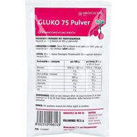 Produktbild von MEDICALFOX Glukose Kirsch Pulver 75 g