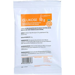 MEDICALFOX Glukose Pulver Orange 50 g – Bild 1 von 1
