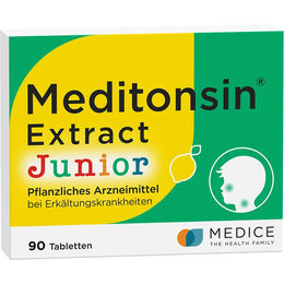 Medice Meditonsin Extract Junior Pflanzliche Erkältungstabletten zuckerfrei für Kinder 90 Stück – Bild 1 von 4