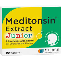 Produktbild von Medice Meditonsin Extract Junior Pflanzliche Erkältungstabletten zuckerfrei für Kinder 90 Stück