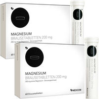 Produktbild von MEDICOM Magnesium Carbonat Brausetabletten 200 mg für Kinder und Erwachsene 120 Stück