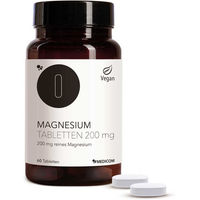 Produktbild von MEDICOM Magnesium Tabletten 200 mg mit Magnesium Carbonat 60 Stück