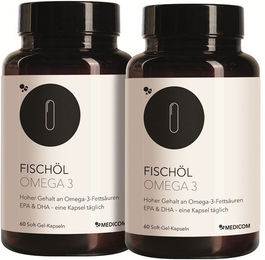 Medicom Omega-3 Fischöl Weichkapseln 120 Stück – Bild 1 von 1
