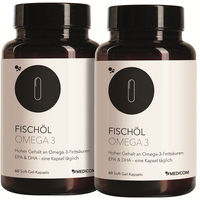 Produktbild von Medicom Omega-3 Fischöl Weichkapseln 120 Stück
