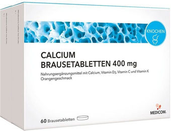 MEDICOM Pharma Calcium Brausetabletten 400 mg 120 Stück – Bild 1 von 1