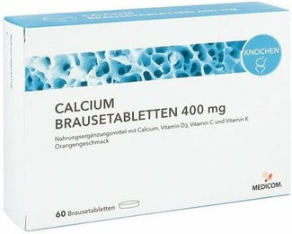 MEDICOM Pharma Calcium Brausetabletten 400 mg 60 Stück – Bild 1 von 1