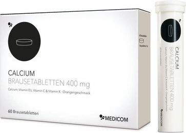 MEDICOM Pharma Calcium mit Vitamin D Brausetabletten – Bild 1 von 1