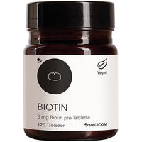 Produktbild von MEDICOM Pharma GmbH Biotin 5 mg Tabletten 120 Stück