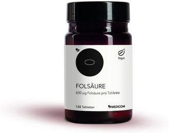 MEDICOM Pharma GmbH Folsäure Tabletten 120 Stück – Bild 1 von 2