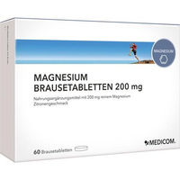 Produktbild von MEDICOM Pharma Magnesium Brausetabletten 200 mg 60 Stück