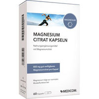 Produktbild von MEDICOM Pharma Magnesiumcitrat Kapseln 60 Stück