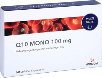 MEDICOM Pharma Q10 Mono 100 mg Ubiquinon Weichkapseln 60 Stück – Bild 1 von 1