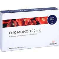 Produktbild von MEDICOM Pharma Q10 Mono 100 mg Ubiquinon Weichkapseln 60 Stück