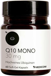 Medicom Q10 Mono Ubiquinon 30 mg Weichkapseln glutenfrei 60 Stück – Bild 1 von 1