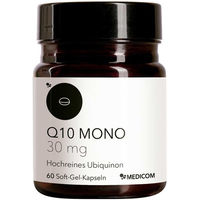 Produktbild von Medicom Q10 Mono Ubiquinon 30 mg Weichkapseln glutenfrei 60 Stück