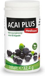 MEDICURA AG Acai Kapseln mit Grüntee-Extrakt und Vitaminen 60 Kapseln – Bild 1 von 4