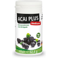 Produktbild von MEDICURA AG Acai Kapseln mit Grüntee-Extrakt und Vitaminen 60 Kapseln